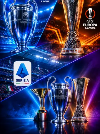 Champions League e Serie A streaming calcio live - tutte le coppe europee