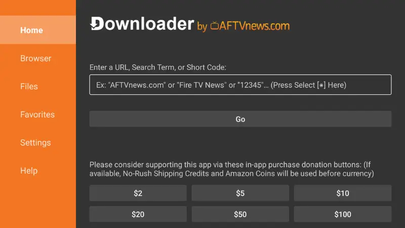 `IPTV abbonamento su Amazon Fire TV Stick con applicazione Downloader per installare app IPTV`