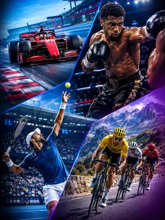 sport live streaming - Formula 1, boxe, tennis e ciclismo in diretta
